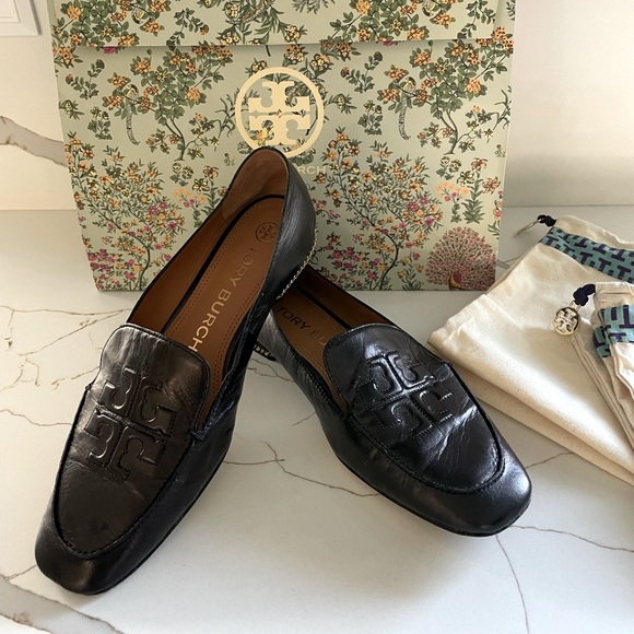 Tory Burch Shoes - Tory Burch Black Leather Loafers